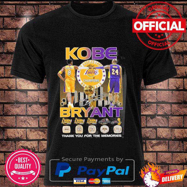 Premium Quality T-Shirt Kobe Bryant Lakers#24