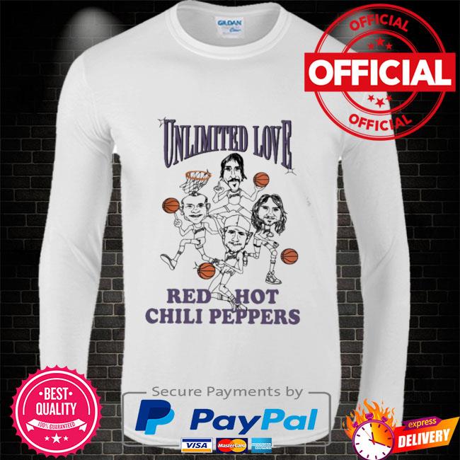 Unlimited Love T-Shirt Red Hot Chili Peppers, Los Angeles Lakers -  Ellieshirt