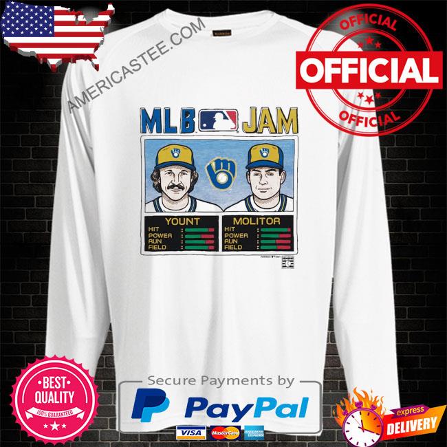 Mlb Jam Brewers Molitor and Yount shirt