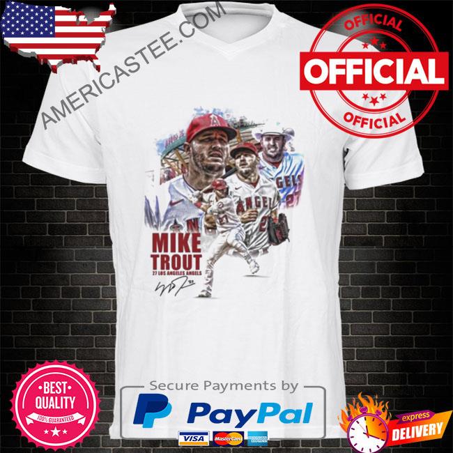 Official Mike Trout All Star Game T-shirt Ladies Tee