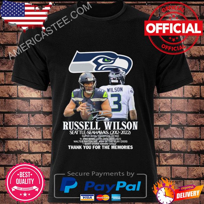 Russell Wilson Seattle Seahawks 2012 2022 Super Bowl Champion 2013  signature shirt, hoodie, sweater, long sleeve and tank top