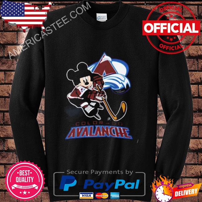 Disney mickey mouse hockey colorado avalanche 2022 stanley cup champions  shirt, hoodie, longsleeve tee, sweater