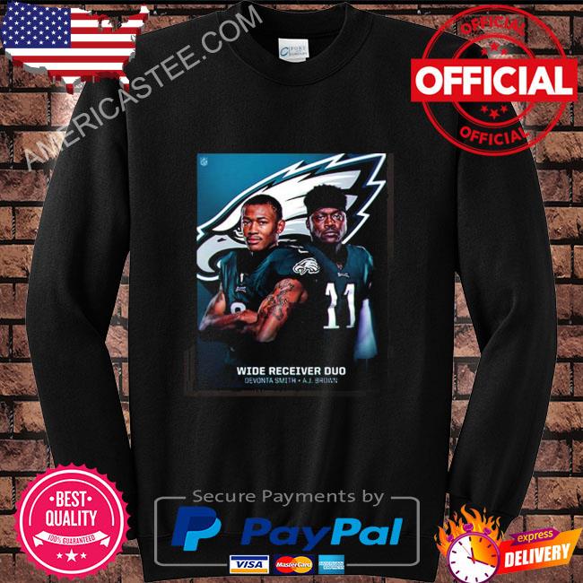 Wide Receiver Duo Devonta Smith And A J Brown Philadelphia Eagles T-Shirt,  hoodie, sweater, long sleeve and tank top