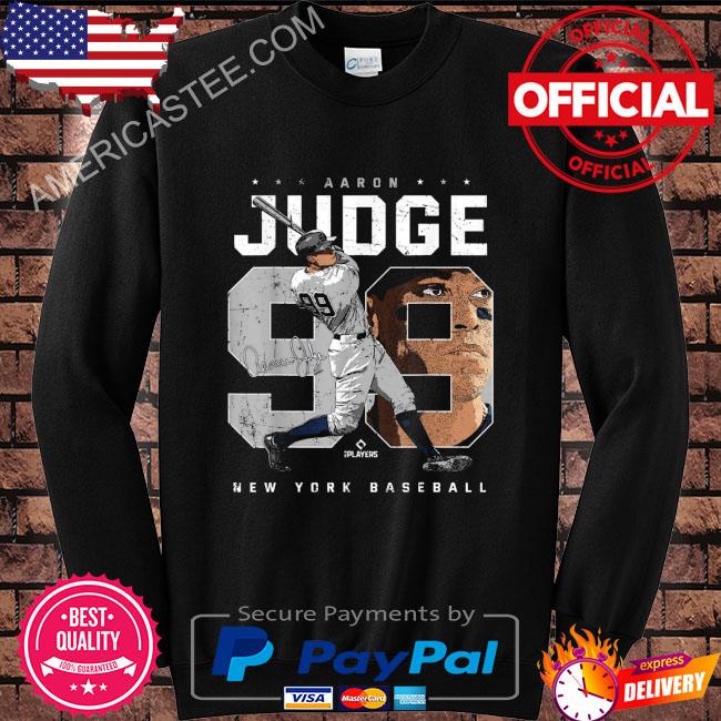 Aaron judge number portrait baj new york shirt, hoodie, sweater