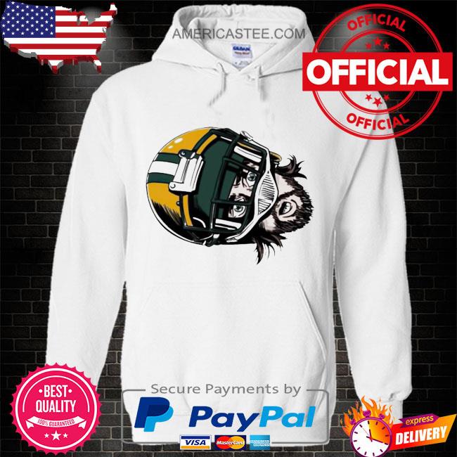 Green Bay Packers Aaron Rodgers Face Green Tee shirt, hoodie