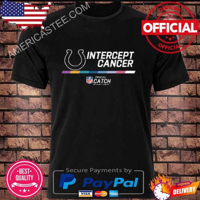 Colts intercept cancer nfl crucial catch shirt, hoodie, sweater