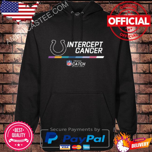 NFL Crucial Catch 2022 Indianapolis Colts 2022 NFL Crucial Catch Intercept Cancer  Hoodie