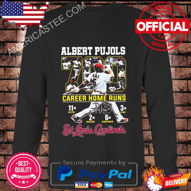 Albert Pujols 700 Home Runs T-Shirt - St. Louis Cardinals