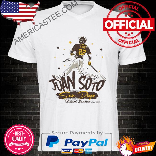 Official Juan Soto Childish Bambino SD MLBPA Tee