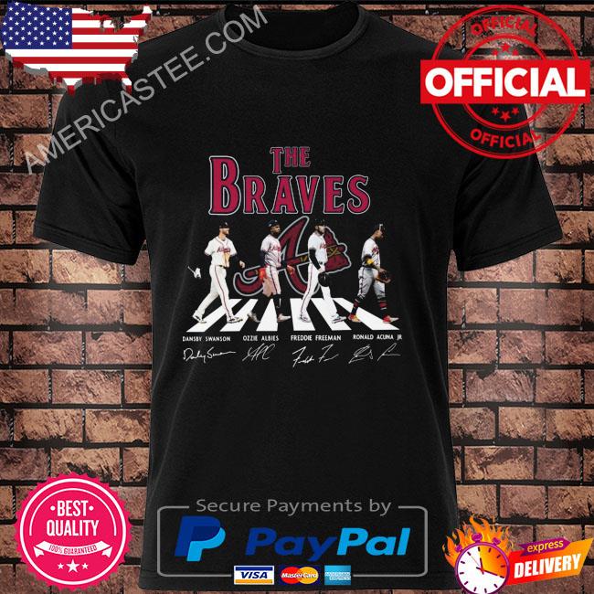 The Atlanta Braves Abbey Road Dansby Swanson Ozzie Albies 2022 signatures  shirt, hoodie, longsleeve tee, sweater