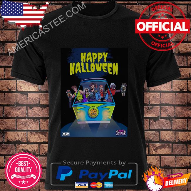 Aew scooby doo scooby and the gang on scoobtober shirt