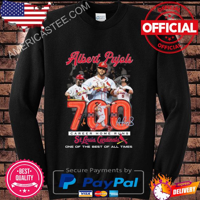 Official Albert Pujols St Louis Cardinals 700 signature shirt