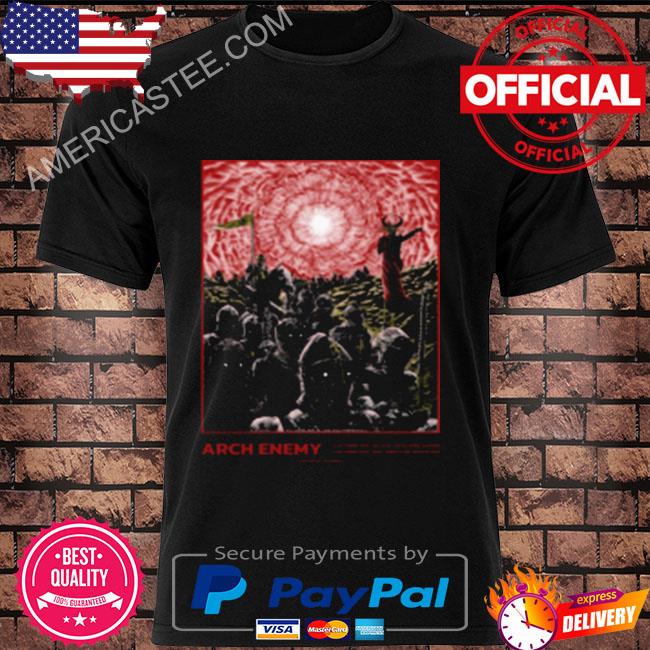 Arch enemy oct 8 palacio vistalegre madrid oct 9 sant jordi club barcelona shirt