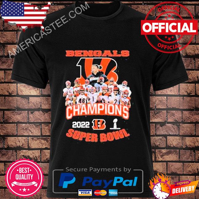 Cincinnati Bengals 2022 Super Bowl Champions Shirt