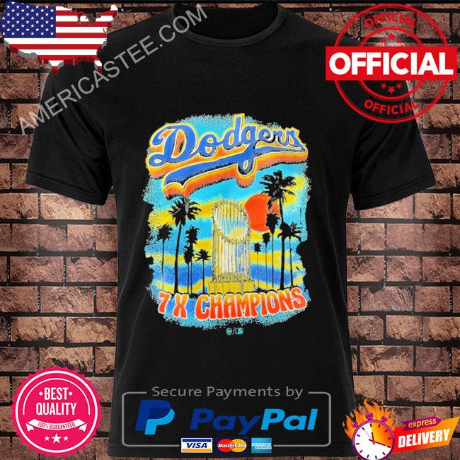 Dodgers 7x champions vintage shirt