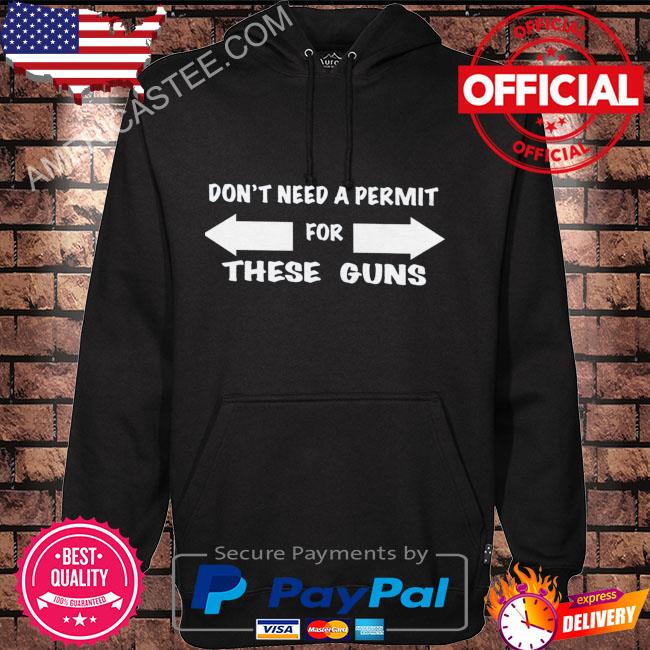 Evan peters don't need a permit for these guns s Hoodie black