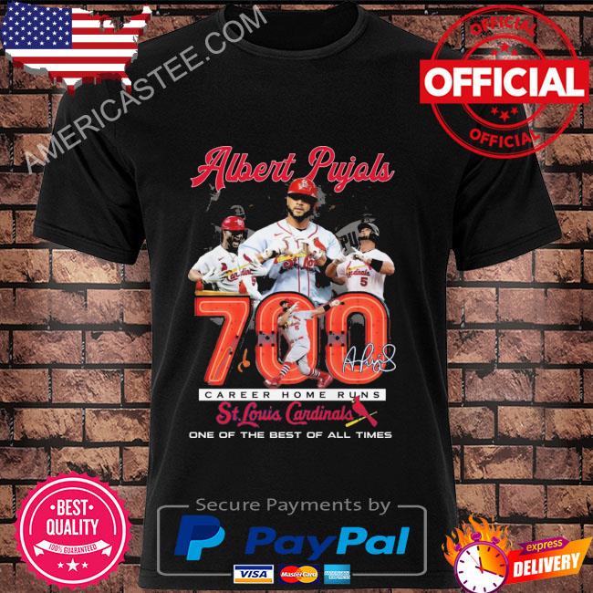 albert pujols 700 home run shirt
