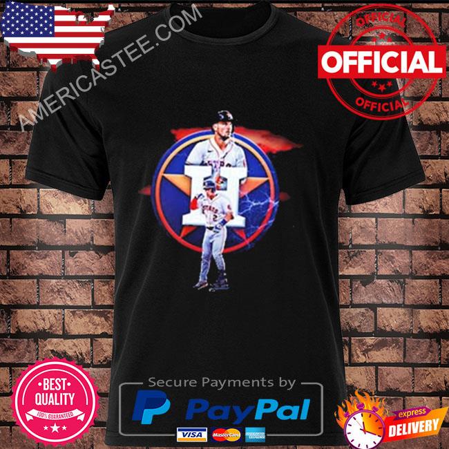Houston astros alex bregman into the night 2022 mlb postseason style shirt