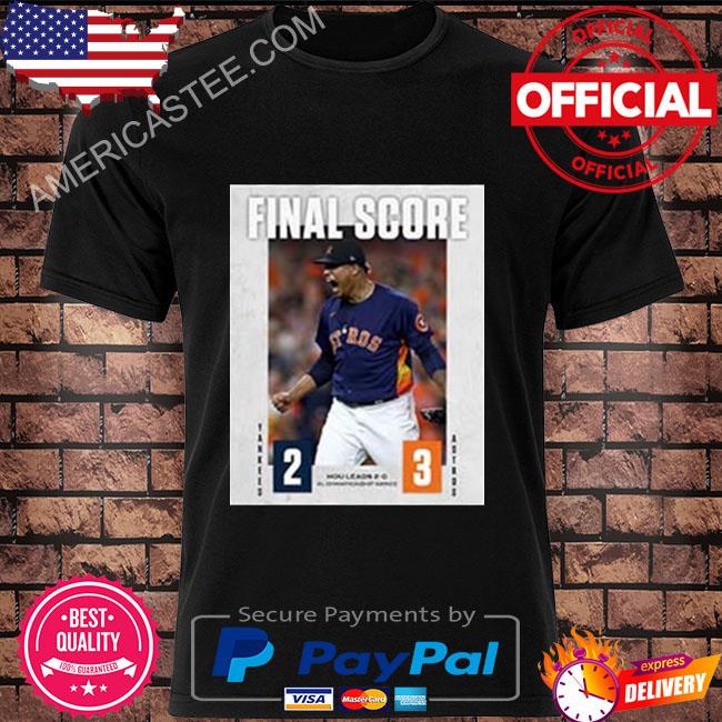 Houston astros handles business at home to take a final score lead in the 2022 alcs style shirt