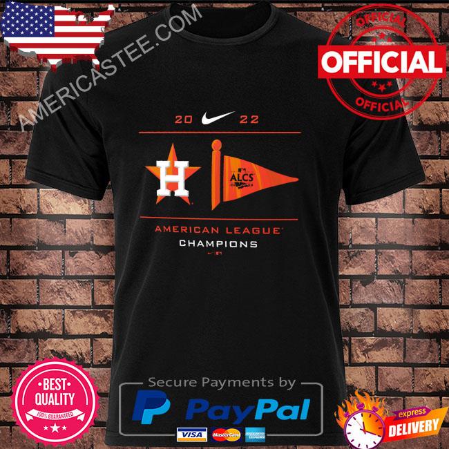 Houston astros nike 2022 American league champions pennant shirt, hoodie,  sweater, long sleeve and tank top
