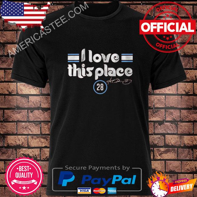 I love this place signature shirt