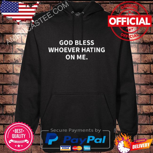 Jalen hurts god bless whoever hating on me s Hoodie black