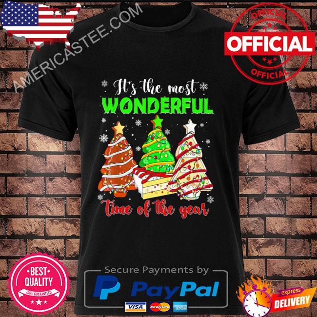 Little Christmas tree cake the most wonderful time of year sweater