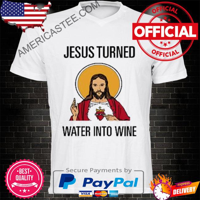 Nascar jesus turned water into wine but I turned my teammate into the wall shirt