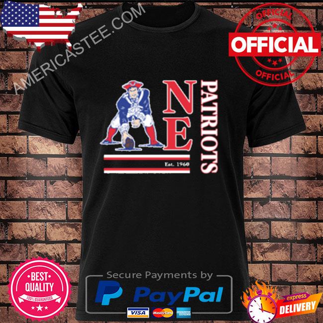 New England Patriots wordmark logo tri-blend shirt