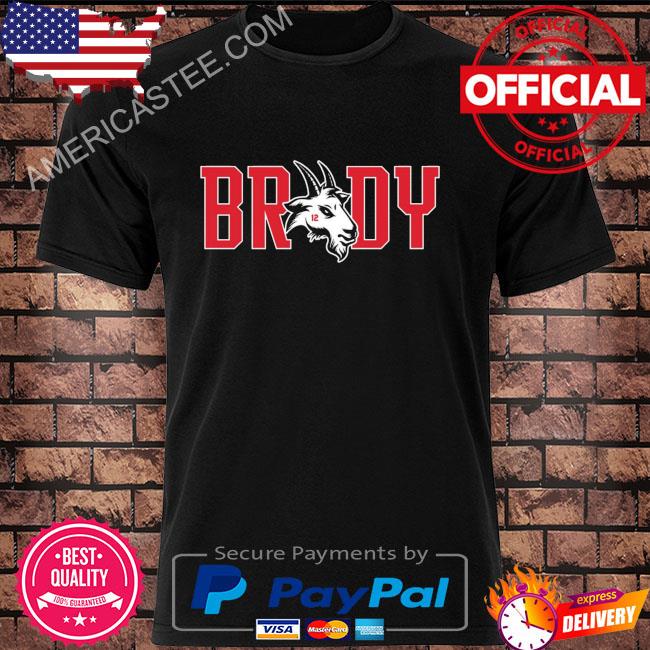 Customerica Tom Brady Is The Goat Shirt, Football Shirt, Goat 12 Tee, Football Season T-Shirt, Tom Brady Shirt, Tampa Bay Buccaneers, Football T Shirt