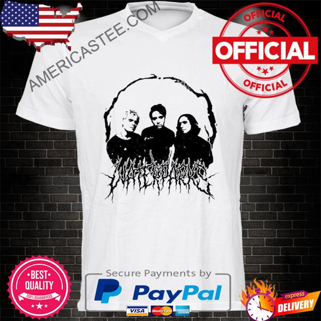 Official waterparks heavy metal logo boyfriend fit girls shirt