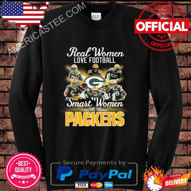 Official real Women Love Football Smart Women Love The Packers T