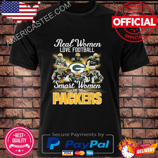 Real Women love football Smart Women love the Green Bay Packers shirt,  hoodie, sweater, long sleeve and tank top