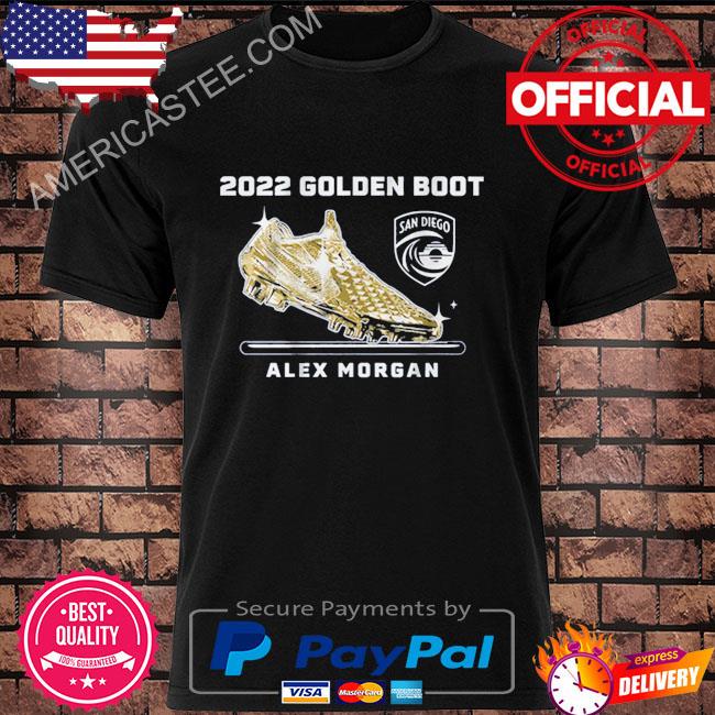 San diego wave fc alex morgan golden boot shirt