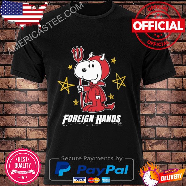 Snoopy halloween foreign hands shirt