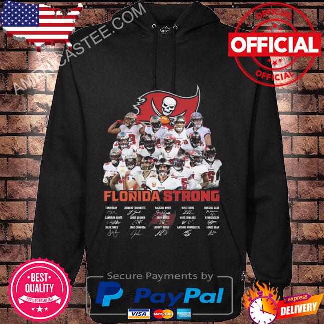 Tampa bay buccaneers florida strong all team player signatures 2022 shirt,  hoodie, sweater, long sleeve and tank top