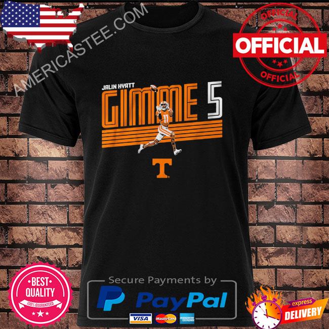 Official tennessee Football Jalin Hyatt Gimme 5 Shirt, hoodie, sweater,  long sleeve and tank top