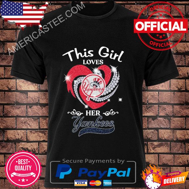 This girl loves her New York Yankees Heart shirt