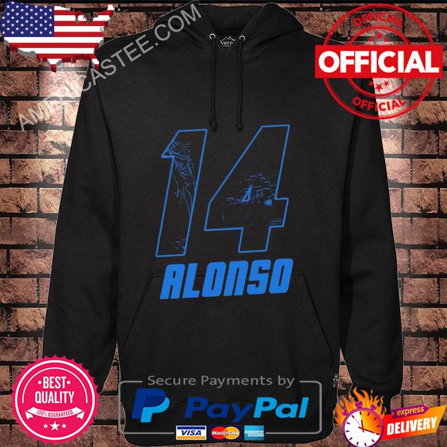14 Fernando Alonso Racing Shirt Hoodie black