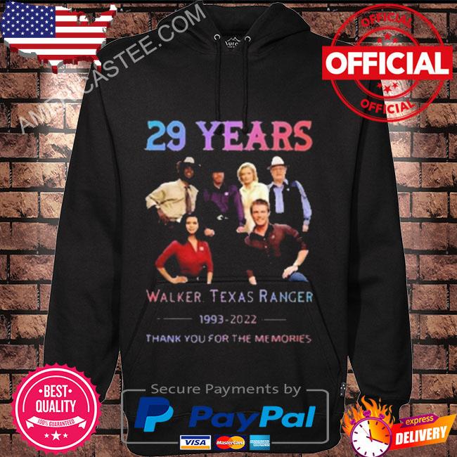 29 years walker Texas ranger s Hoodie black