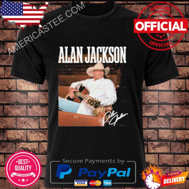 Alan jackson signature shirt