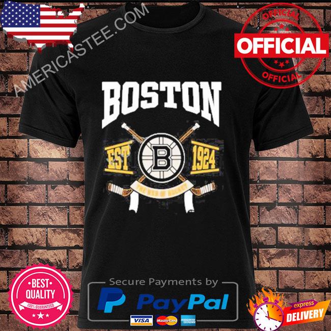 Boston bruins the hub of hockey est 1924 shirt