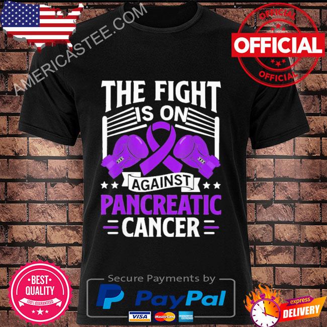 Boxing the fight is on against pancreatic cancer shirt
