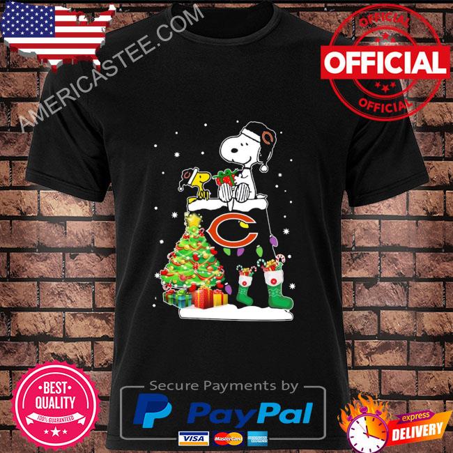 Chicago Bears Santa snoopy and Woodstock Christmas sweater
