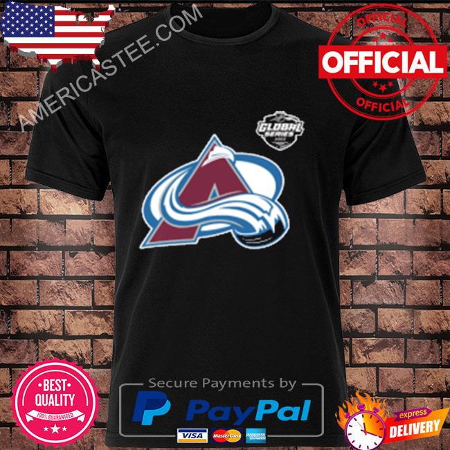 Colorado avalanche navy 2022 nhl global series primary shirt