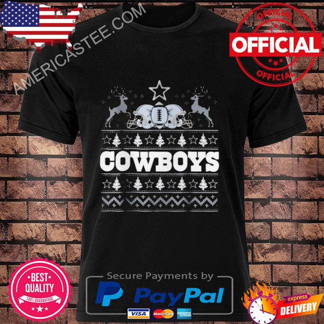 Dallas Cowboys Knitting Pattern Ugly Christmas Sweater Shirt For Fans