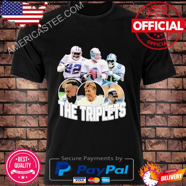 dallas cowboys triplets t shirt