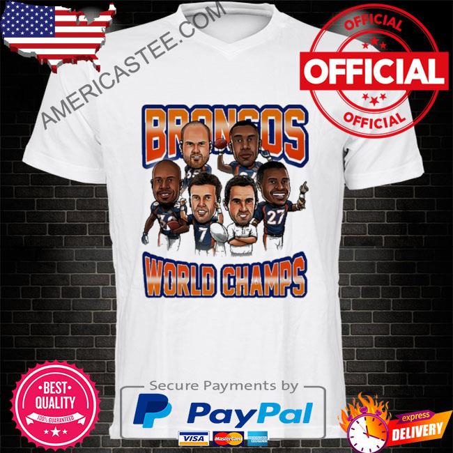 Denver Broncos World Champs 25Th Anniversary Shirt