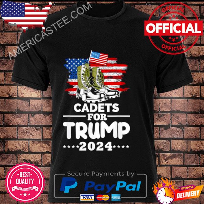 Donald Trump 2024 for Cadets Patriotic Election Shirt