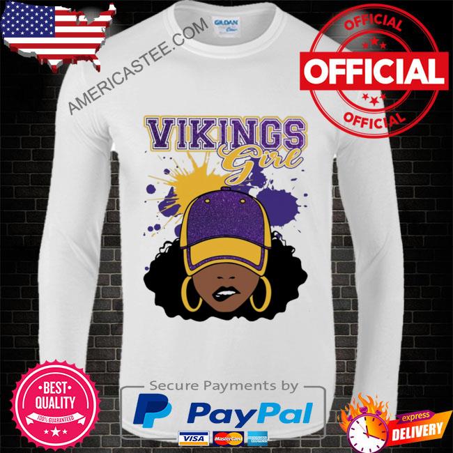 Dope Football Black Girl Minnesota Vikings Shirt, hoodie, sweater, long  sleeve and tank top